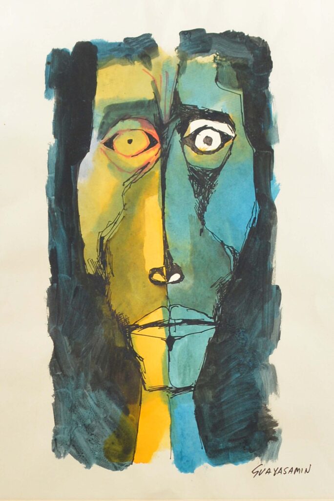 Portrait de Guayasamin, Oswaldo