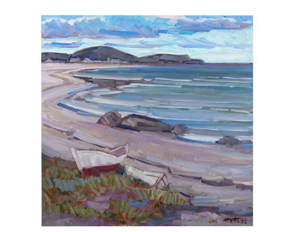 « Chaloupe au bord de la plage »