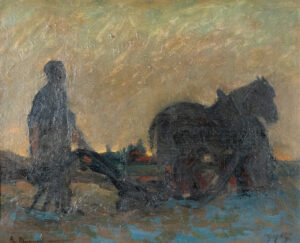 « Le laboureur à la nuit tombée »