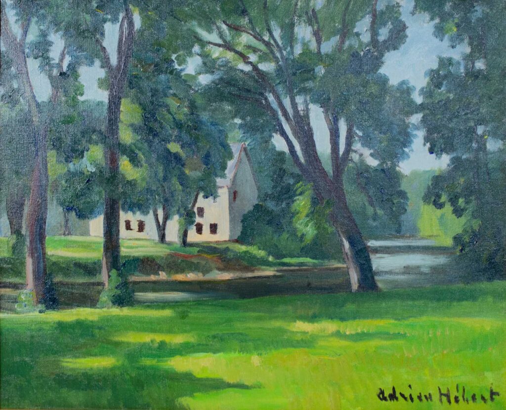 Maison sous les arbres