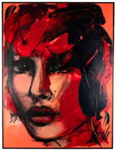 « Visage aux cheveux rouges »