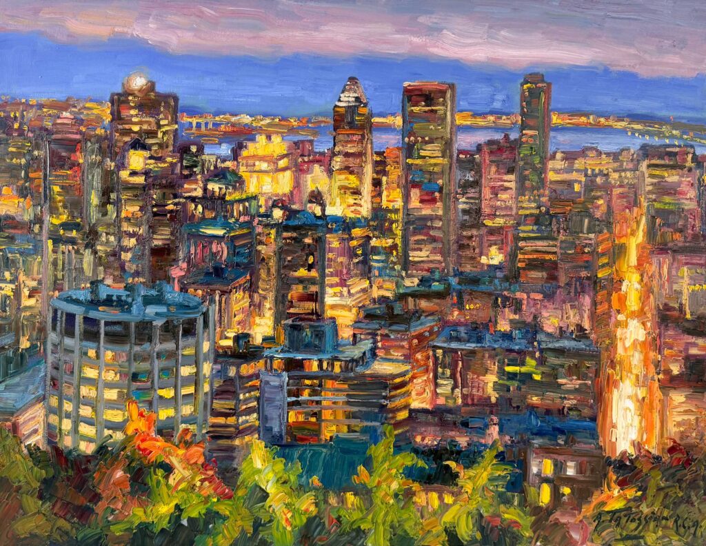 « Vue sur le centre ville de Montréal »