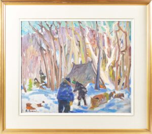 Campement de trappeurs