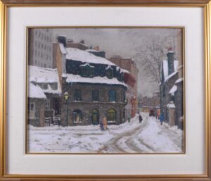 The Softest Mood of Mild March Snow, Rue Donnacona, Vieux Québec